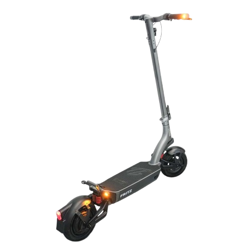 Wechselnder Bilder Slider mit einem Fritz trittbrett E-Scooter von Ralf Kirmes